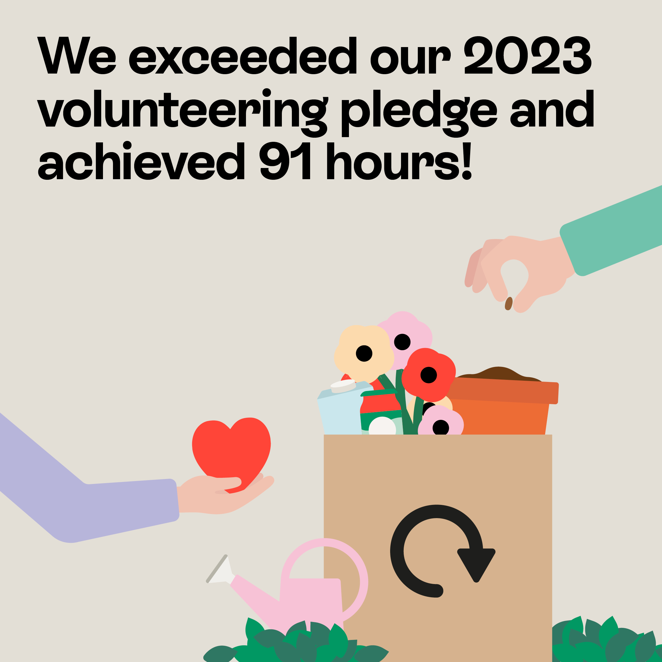 2023 Volunteering hours