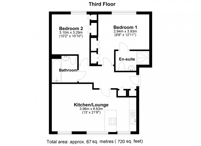 Floorplan for Bond Street, Chelmsford