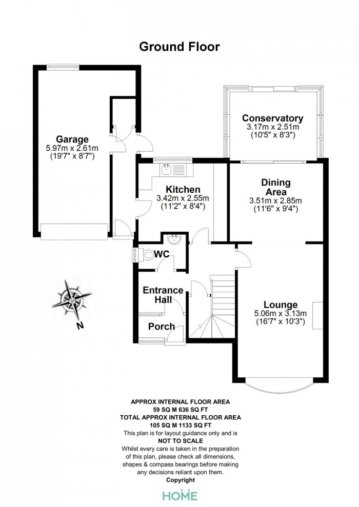 Floorplan for Claypits Road, Boreham, Chelmsford