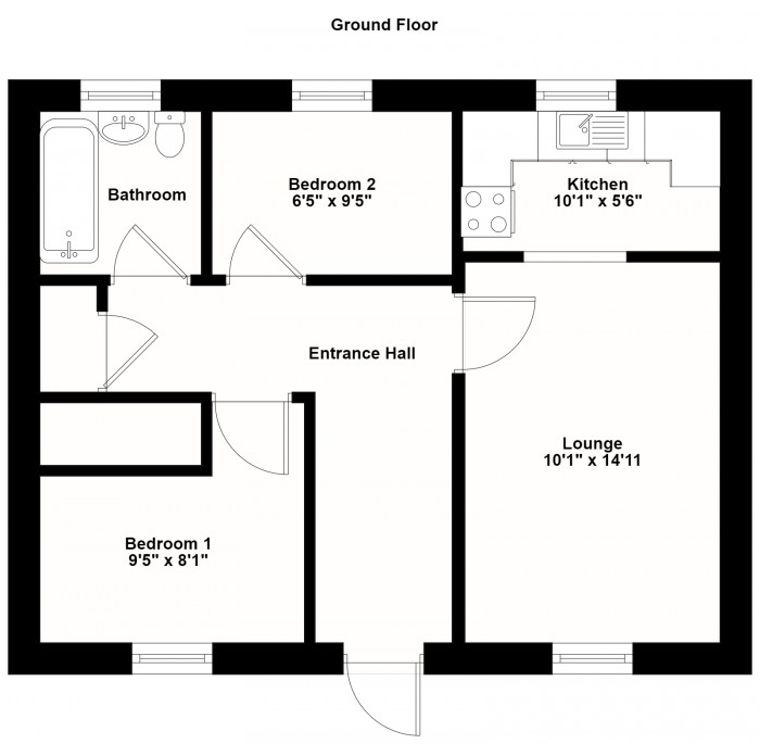 Floorplan for Gilson Close, Chelmer Village