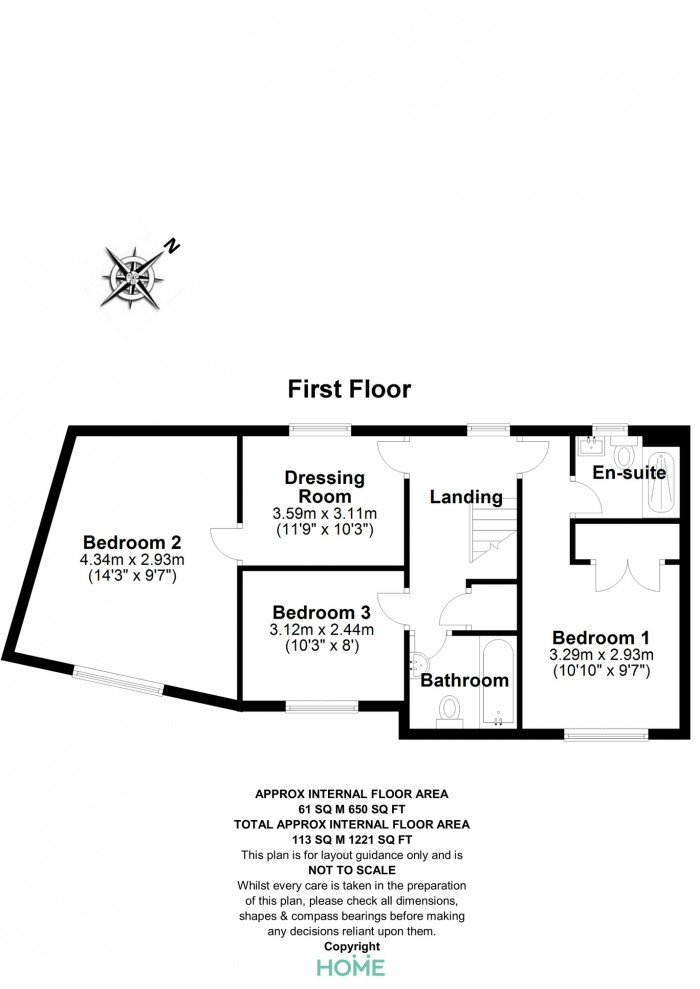 Floorplan for Abell Way, Chancellor Park