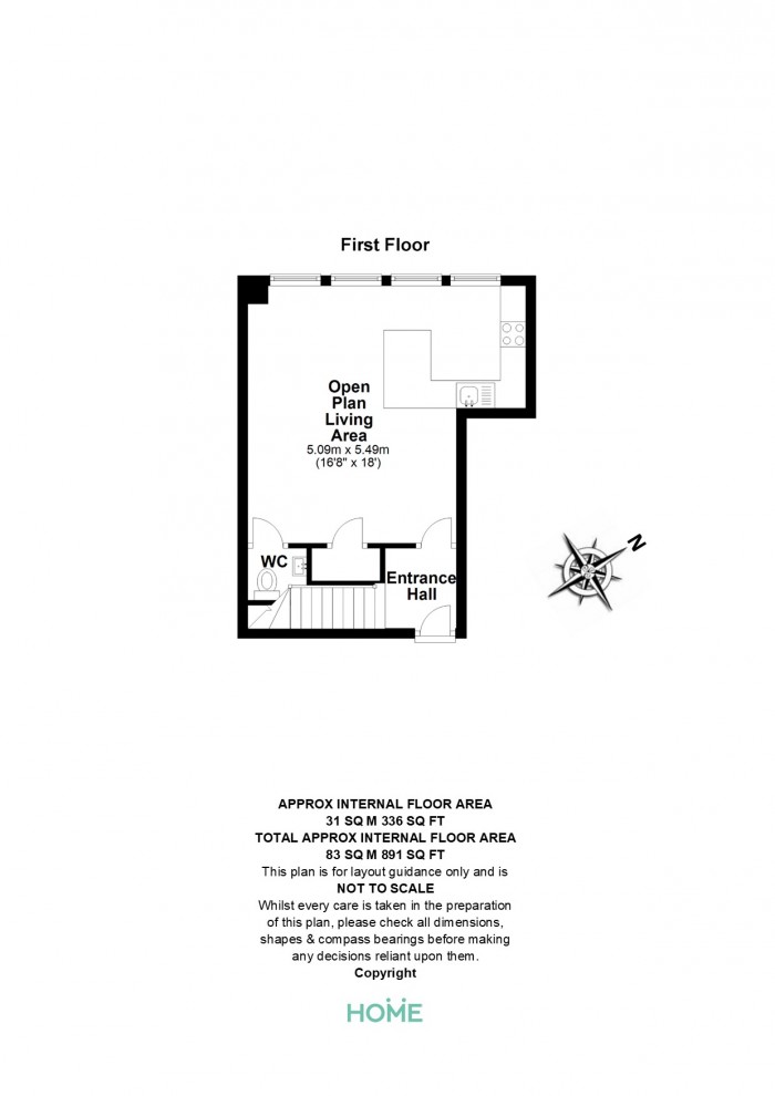 Floorplan for Church Street, Great Baddow, Chelmsford