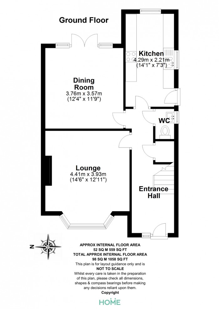 Floorplan for Galleywood Road, Galleywood, Chelmsford