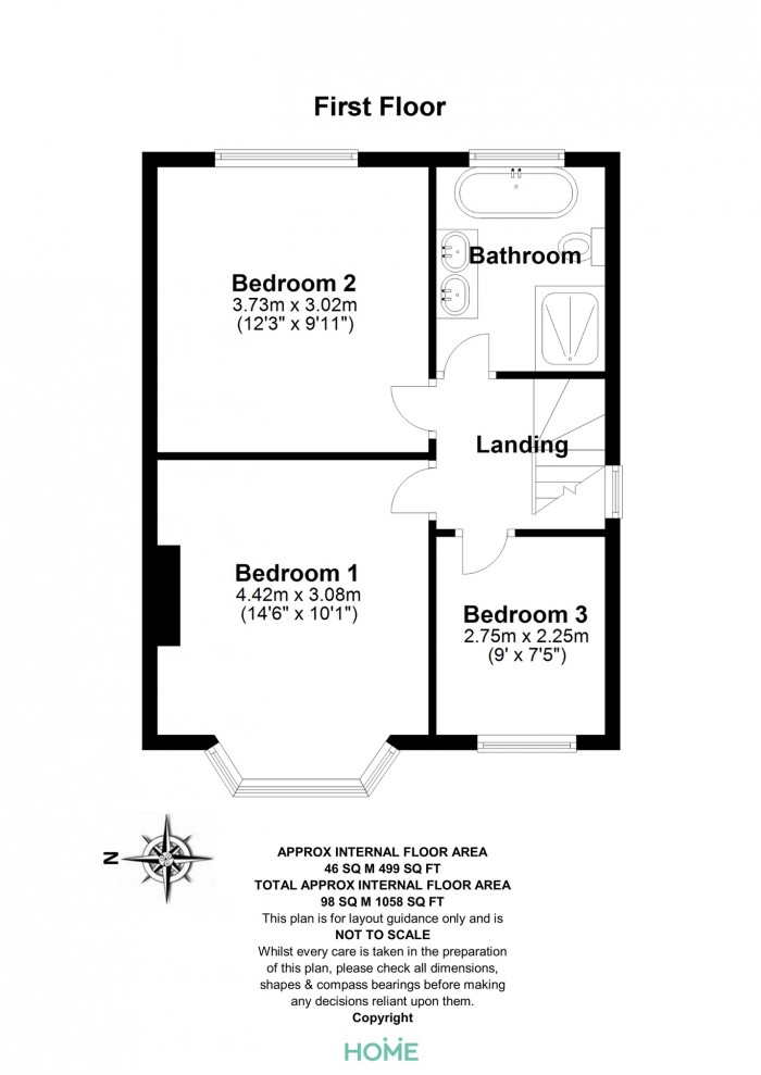 Floorplan for Galleywood Road, Galleywood, Chelmsford