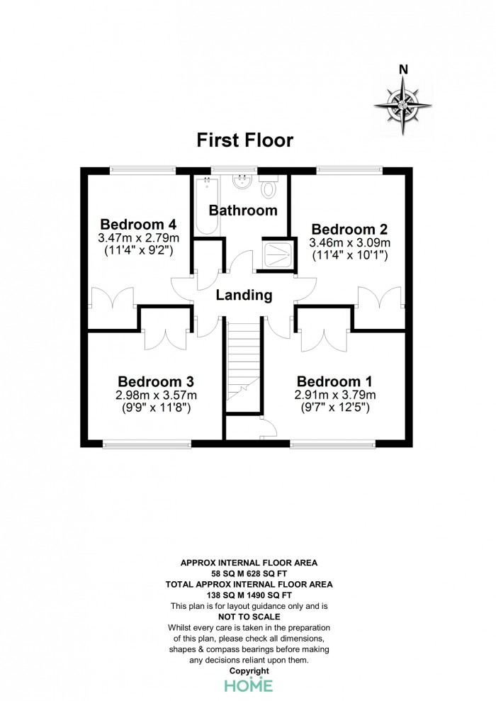 Floorplan for Moulsham Drive, Old Moulsham, Chelmsford