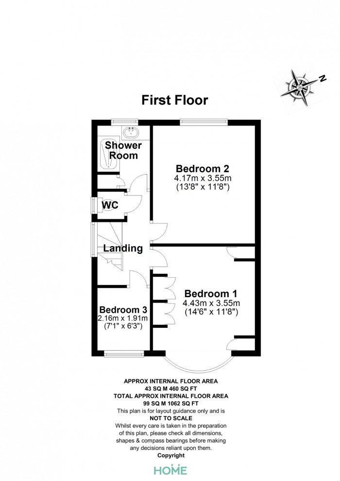 Floorplan for Lynmouth Avenue, Old Moulsham