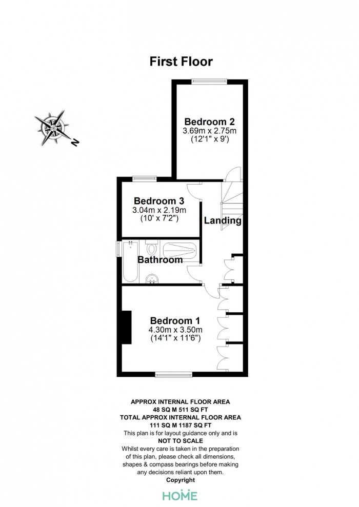 Floorplan for Lady Lane, Old Moulsham, Chelmsford