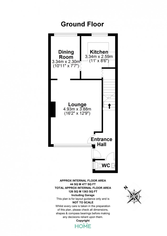 Floorplan for St Johns Road, Old Moulsham