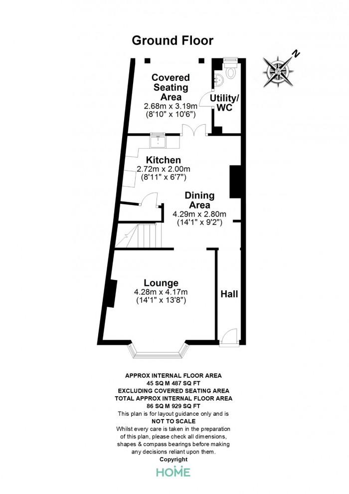 Floorplan for Mildmay Road, Old Moulsham, Chelmsford